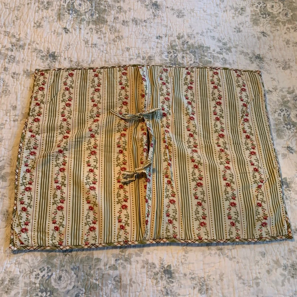 Pottery Barn Patchwork and Floral Design shams
